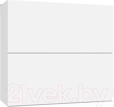 Шкаф навесной для кухни Интермебель Микс Топ ШН 720-10-800 80см (белый премиум)