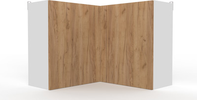 Шкаф навесной для кухни Интермебель Микс Топ ШНУ 720-53-900 90x90см (дуб крафт золотой)