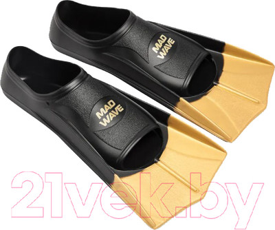 Ласты Mad Wave Fins Training (р-р 41-42, золото)
