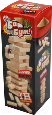 Настольная игра Десятое королевство Бам-Бум Mini Падающая башня / 02790