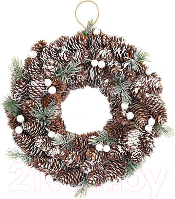 Венок Elan Gallery Снежный лес / 450091