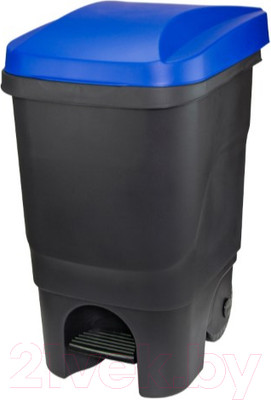 Контейнер для мусора Idea М2398 (60л, синяя крышка)