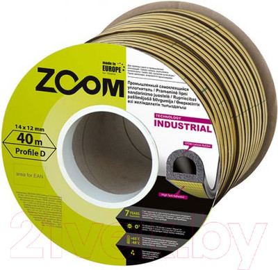 Лента уплотнительная Zoom 02-2-4-211 (белый)