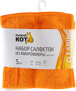 Набор салфеток хозяйственных Рыжий кот MFS-01/5 / 310238 (5шт)
