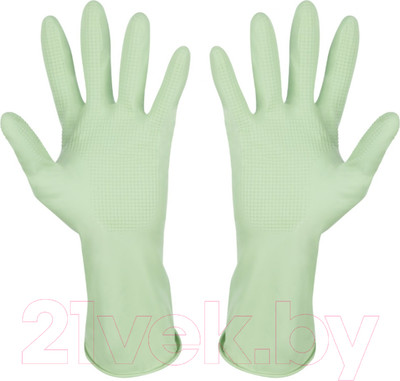 Перчатки хозяйственные Рыжий кот Латексные / 101278 (S)