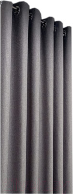 Штора Модный текстиль 01L1 / 112MT6670M28 (260x180, средне серый)