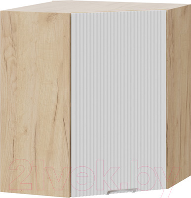 Шкаф навесной для кухни ТриЯ Кимберли 1В6У (дуб крафт золотой/сноу)