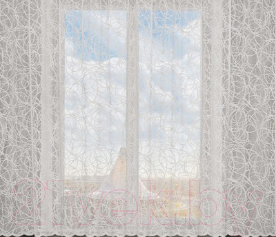 Гардина Лента 9241510 (165x170, белый)