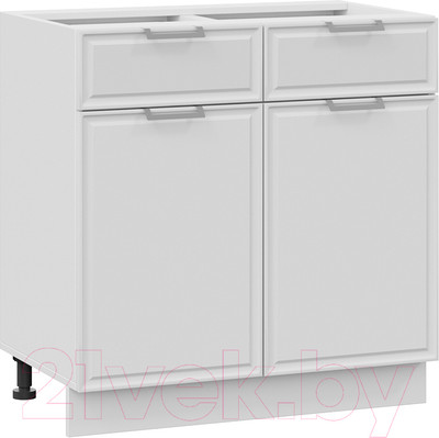 Шкаф-стол кухонный ТриЯ Белладжио 1Н8Я1 (белый/фон белый)