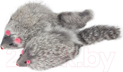 Набор игрушек для кошек Triol Мышь серая M004NG / 22161031 (2шт)