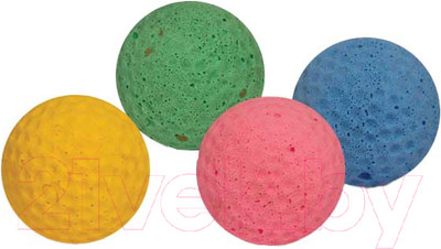 Набор игрушек для кошек Triol Мяч для гольфа / 22131003 (4шт)