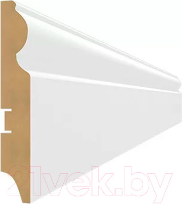 Плинтус STELLA МДФ 110C (2000x110x16, белый)