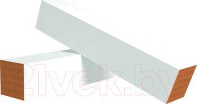 Соединитель для плинтуса STELLA МДФ белый (6шт)