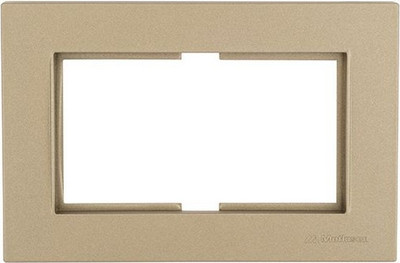 Рамка для выключателей и розеток Mutlusan 2220-820-1285 (золото доре)