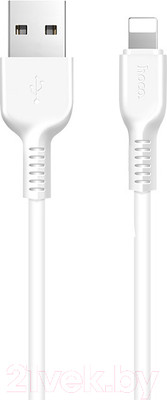 Кабель Hoco X13 USB (m)-Lightning (1м, белый)