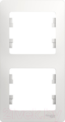 Рамка для выключателей и розеток Systeme (Schneider) Electric Glossa GSL000106