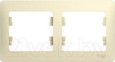 Рамка для выключателей и розеток Systeme (Schneider) Electric Glossa GSL000202