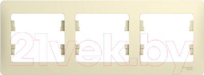 Рамка для выключателей и розеток Systeme (Schneider) Electric Glossa GSL000203