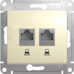 Розетка Systeme (Schneider) Electric Glossa GSL000285KK