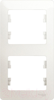 Рамка для выключателей и розеток Systeme (Schneider) Electric Glossa GSL000606