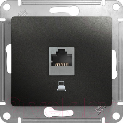 Розетка Systeme (Schneider) Electric Glossa GSL000781K