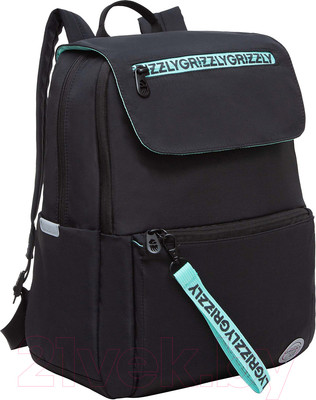 Рюкзак Grizzly RXL-325-2 (черный/мятный)