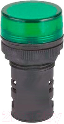 Лампа сигнальная Chint ND16-22DS/4 AC 230В (R) / 593071 (зеленый)
