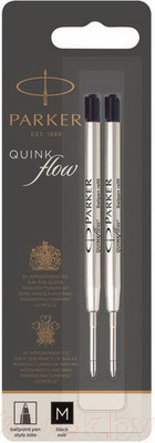Набор шариковых стержней Parker M BP 1950372 (2шт, черный)