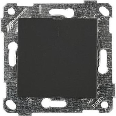 Декоративная заглушка для розетки Mutlusan Rita 2200-121-0284 (черный)