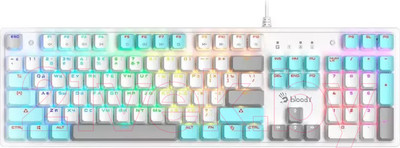 Клавиатура A4Tech Bloody S510N (белый)