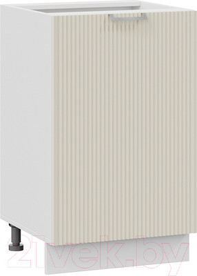 Шкаф-стол кухонный ТриЯ Кимберли 1Н5 (белый/крем)