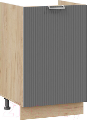 Шкаф под мойку ТриЯ Кимберли 1Н5М (дуб крафт золотой/титан)