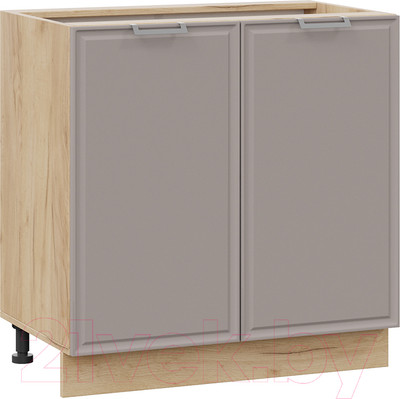 Шкаф-стол кухонный ТриЯ Белладжио 1Н8 (дуб крафт золотой/софт капучино)