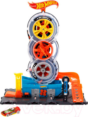 Автосервис игрушечный Hot Wheels Сити Шиномонтажная мастерская / HDP02