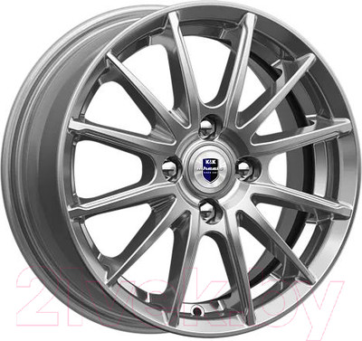 Литой диск K&K Квант 14x5.5" 4x100мм DIA 60.1мм ET 38мм Дарк Платинум