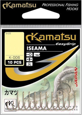 Набор крючков рыболовных KAMATSU Iseama Bln / 510600310 (10шт)