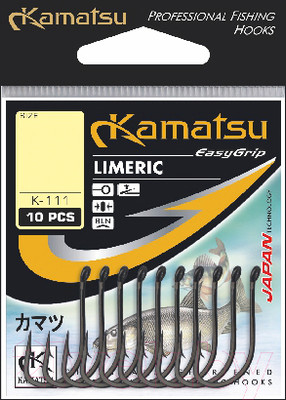 Набор крючков рыболовных KAMATSU Limeric Bln / 512800310 (10шт)