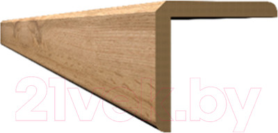 Уголок отделочный STELLA Для МДФ панелей универсальный Пекан (2700x24x24)