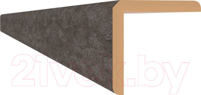 Уголок отделочный STELLA Для МДФ панелей универсальный Бетон Нью-Йорк (2700x24x24)