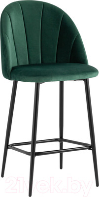 Стул барный Stool Group Логан полубарный / AV 413-Cdf-08(PP) (велюр зеленый)