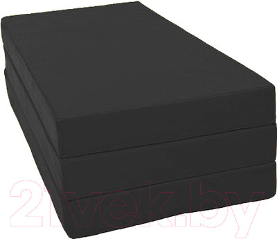 Гимнастический мат KMS sport Складной №4 1x1.5x0.1м (черный)