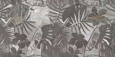 Плитка Cersanit Wonderstone Листья 16531 (297x598, серый)