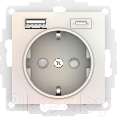 Розетка Systeme (Schneider) Electric AtlasDesign ATN000432