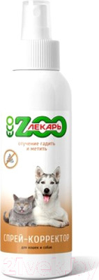 Средство для приучения к туалету Zooлекарь ЭКО Отучение гадить и метить для кошек и собак (200мл)