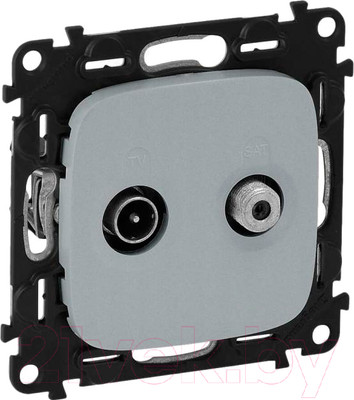 Розетка Legrand Valena Allure 753958 (алюминий)