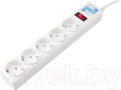 Сетевой фильтр Power Cube SPG-B-6-WHITE(ОТКР) (1.9м)