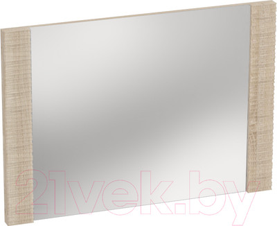 Зеркало Мебельград Элана 850x35x600 (дуб сонома)