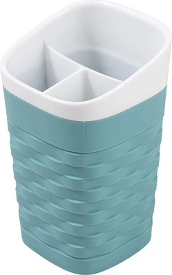 Стакан для зубной щетки и пасты Полимербыт Reef / C15909 (бирюзовый)