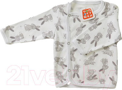 Распашонка Топотушки Зайчата с запахом / 5348-68