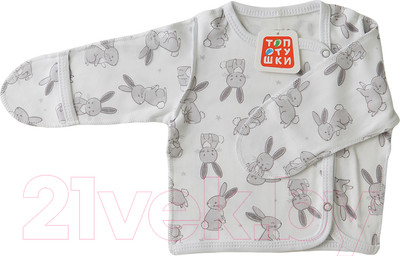 Распашонка Топотушки Зайчата с запахом / 5448-62